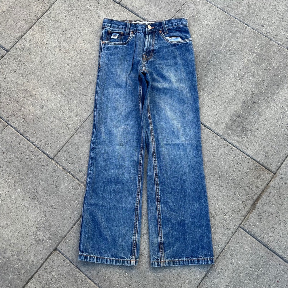 Cinch 14R Jeans Medium Wash Straight Leg Denim Blue MB12882002